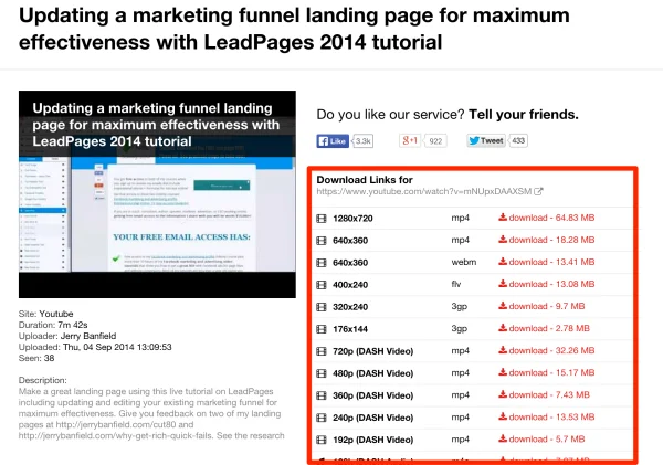 Updating_a_marketing_funnel_landing_page_for_maximum_effectiveness_with_LeadPages_2014_tutorial_-_SaveDeo_com